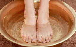 Foot Bath for Congestion and Pain